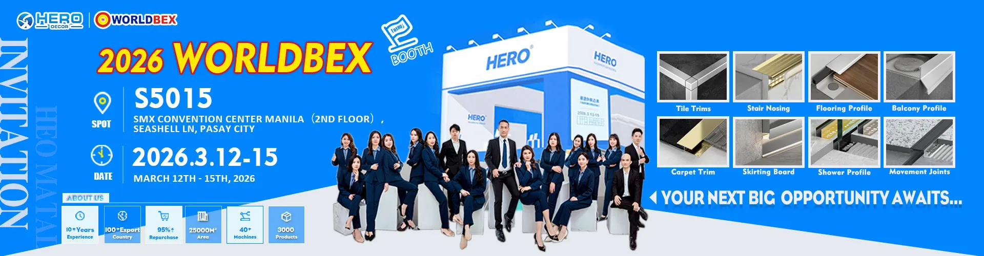 Exhibition Invitation - 2026 WORLDBEX building and construction exposition in the Philippines